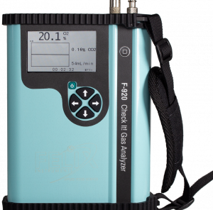 F920 Analisador de Gases O2 / CO2 para embalagens e ambientes com atmosfera modificada