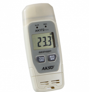 Datalogger de Temperatura e Umidade com Conexão USB Direta - AK172 mini