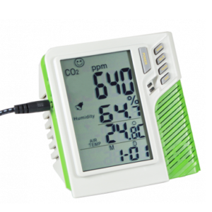 Medidor de CO2 de Mesa com Termo-Higrômetro - AK766