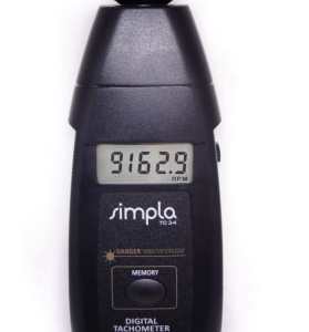 Tacômetro Digital sem Contato com Mira Laser Simpla - TC34